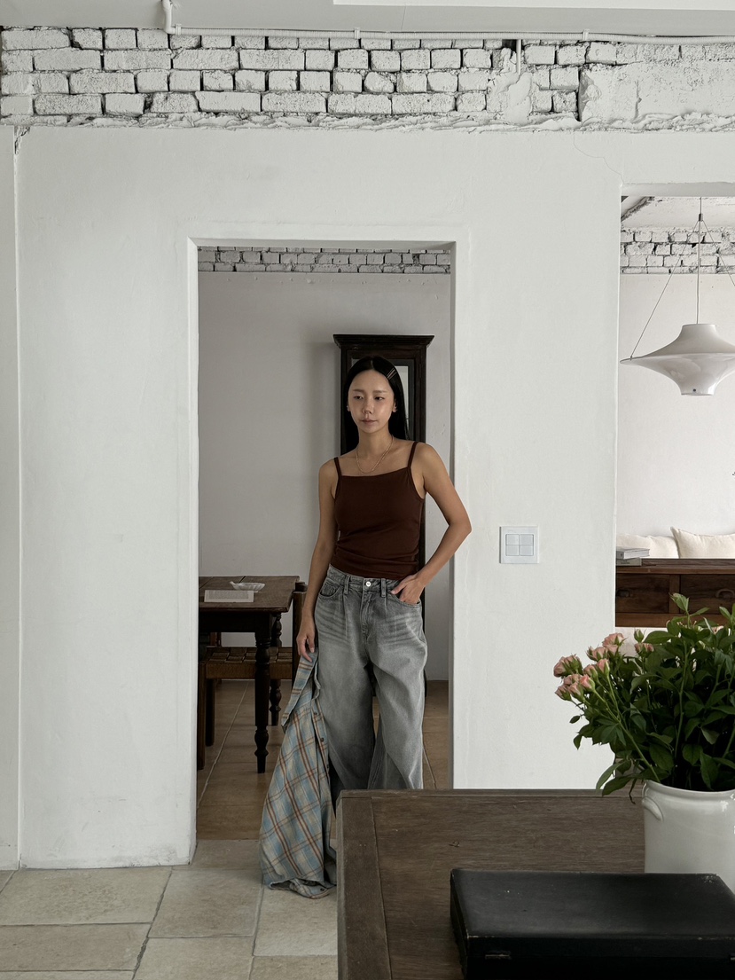 SUNDER MARKET韓國直郵東大門代購女裝新品時尚真品吊帶背心SUNDER MARKET吊帶/背心