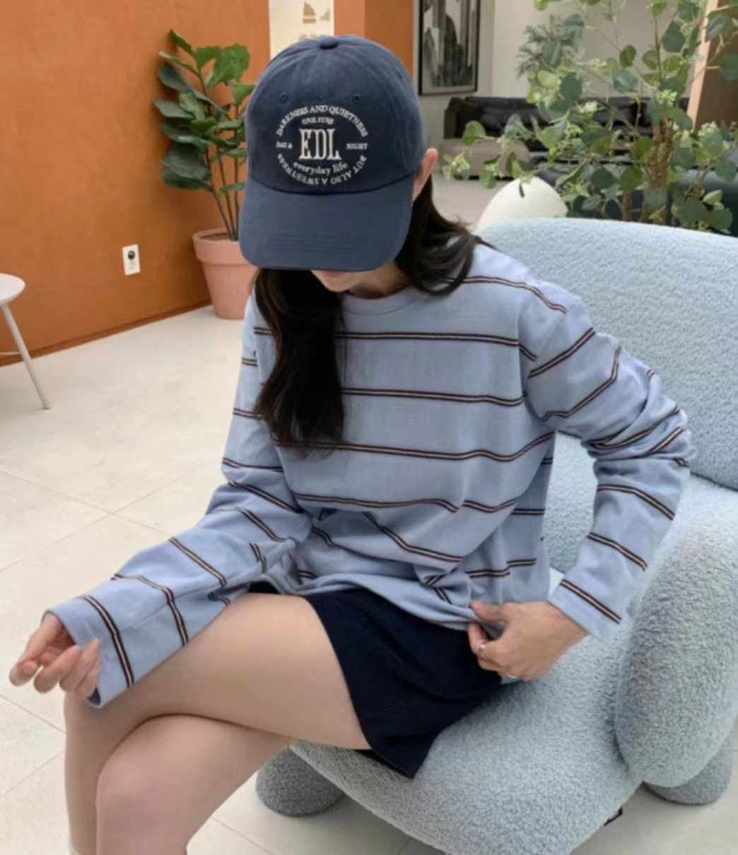 NATTY韓國直郵東大門代購女裝新款職業人氣真品休閑長袖T恤NATTY長袖T恤