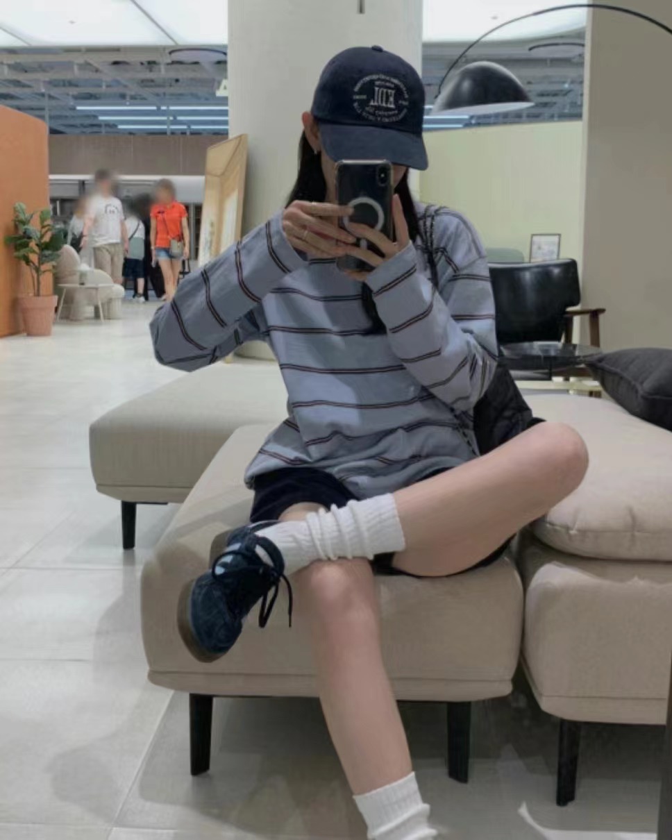 NATTY韓國直郵東大門代購女裝新款職業人氣真品休閑長袖T恤NATTY長袖T恤