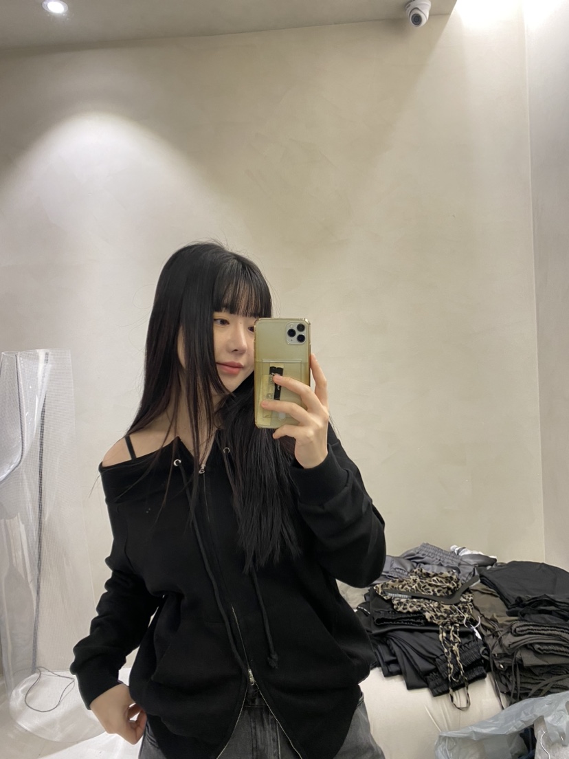 LUMEN-P直郵韓國代購女裝新款人氣推薦真品休閑時尚衛衣拉鏈LUMEN-P衛衣
