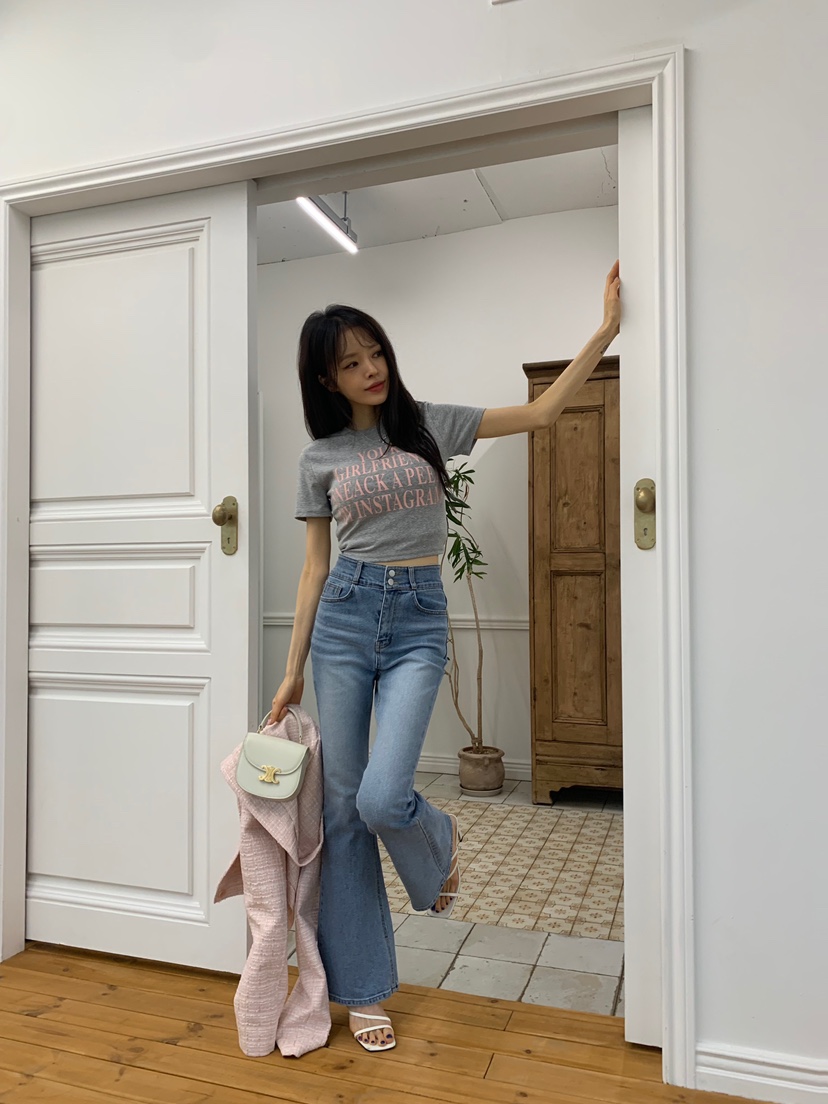 BANI BLUBH韓國直郵女裝新款時尚休閑推薦職業夾克花呢兜帽BANI BLUSH夾克