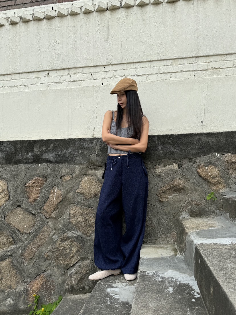 SUNDER MARKET直郵韓國代購女裝新款休閑真品職業人氣休閑褲SUNDER MARKET休閑褲