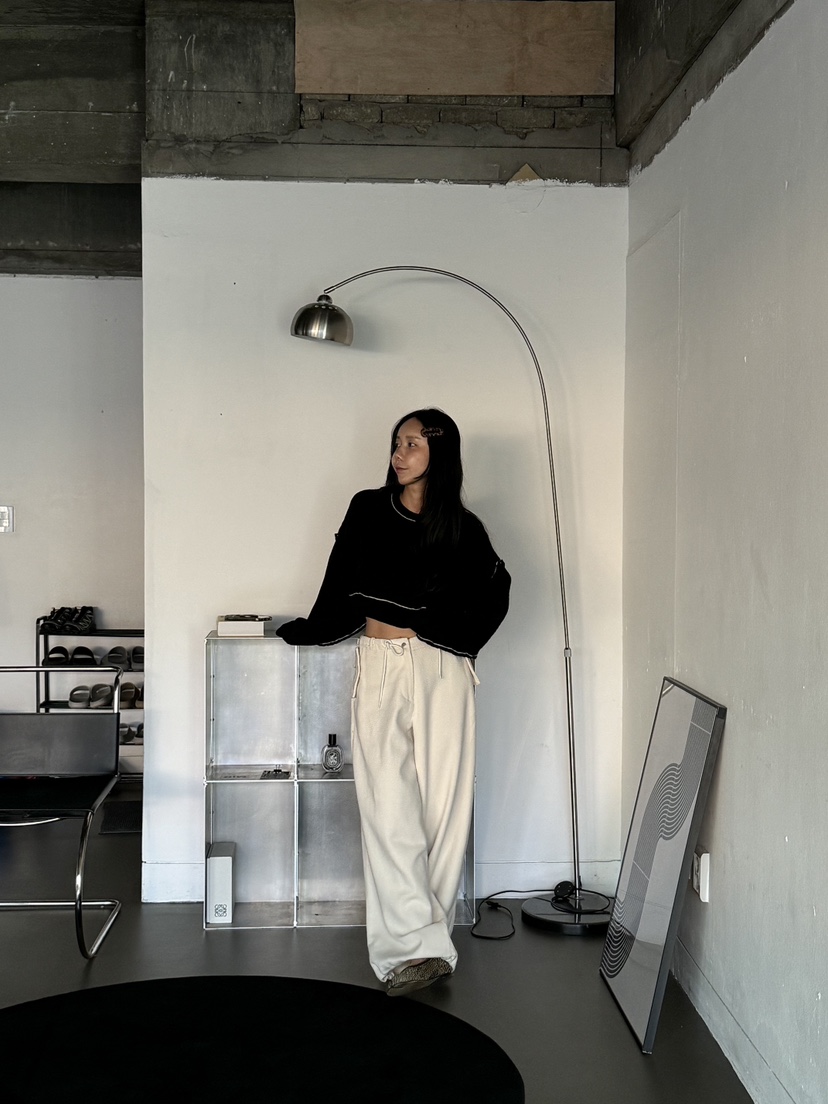 SUNDER MARKET直郵韓國代購女裝新款休閑真品職業人氣休閑褲SUNDER MARKET休閑褲