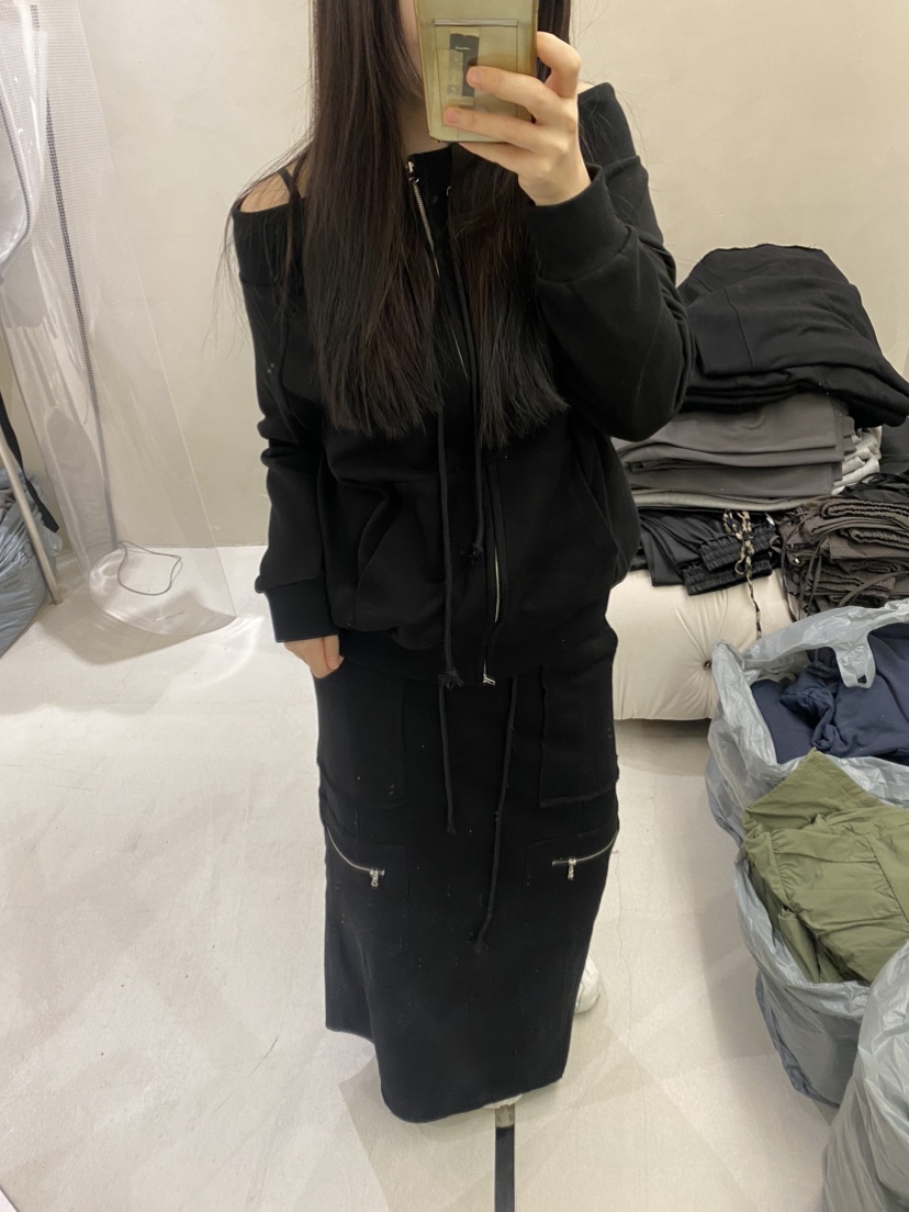 LUMEN-P韓國直郵東大門實拍女裝新品休閑人氣時尚職業長裙LUMEN-P長裙