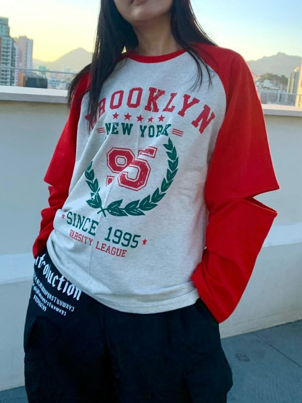 COVER FIT韓國直郵女裝新款時尚24秋冬職業真品推薦長袖T恤COVER FIT長袖T恤