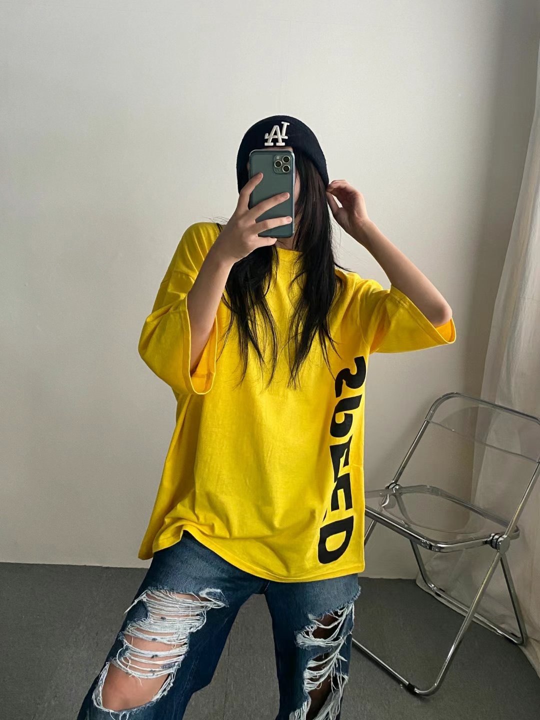 COVER FIT韓國直郵東大門實拍女裝新款時尚真品休閑熱賣T恤COVER FITT恤圖色1