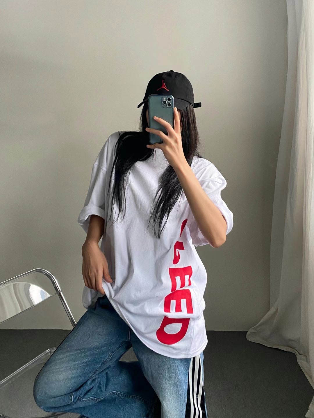 COVER FIT韓國直郵東大門實拍女裝新款時尚真品休閑熱賣T恤COVER FITT恤圖色4