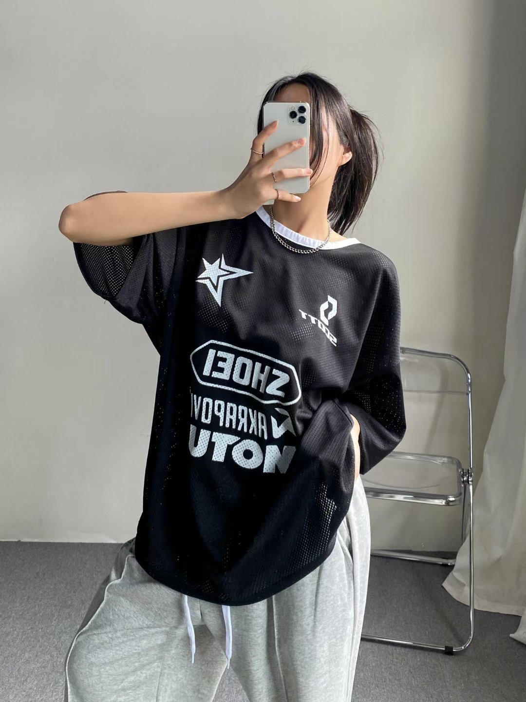 COVER FIT韓國直郵東大門代購女裝新品推薦職業休閑人氣T恤COVER FITT恤圖色3