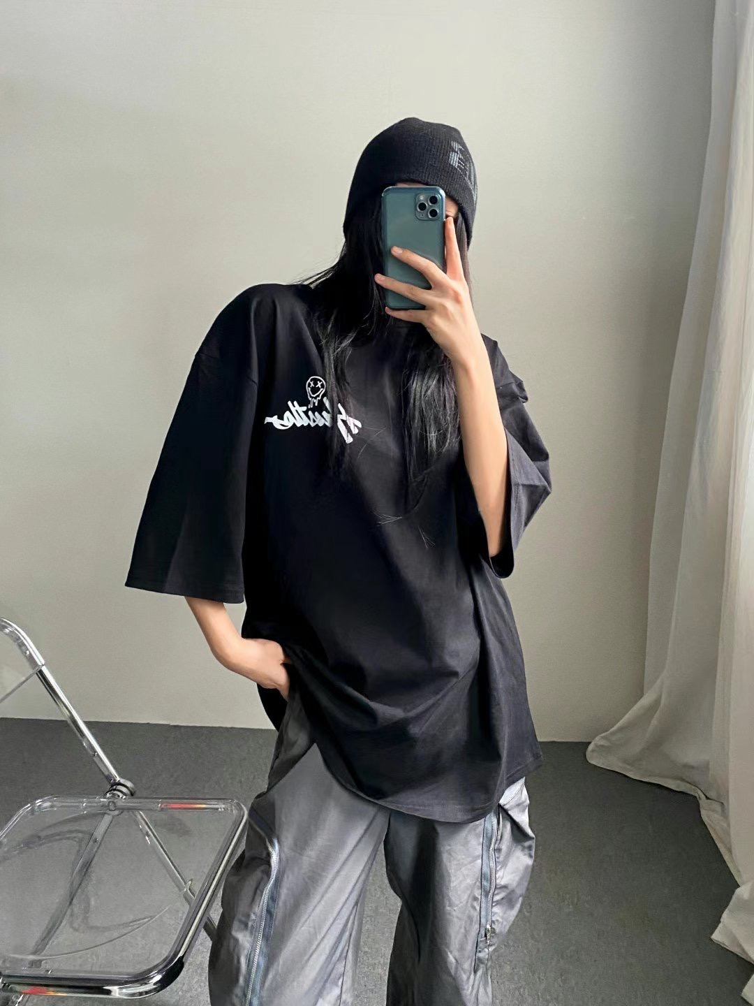 COVER FIT韓國直郵東大門實拍女裝新品休閑真品推薦24秋冬T恤COVER FITT恤