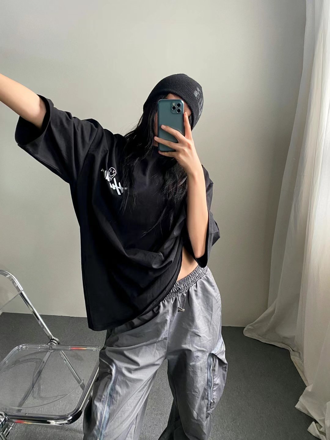 COVER FIT韓國直郵東大門實拍女裝新品休閑真品推薦24秋冬T恤COVER FITT恤