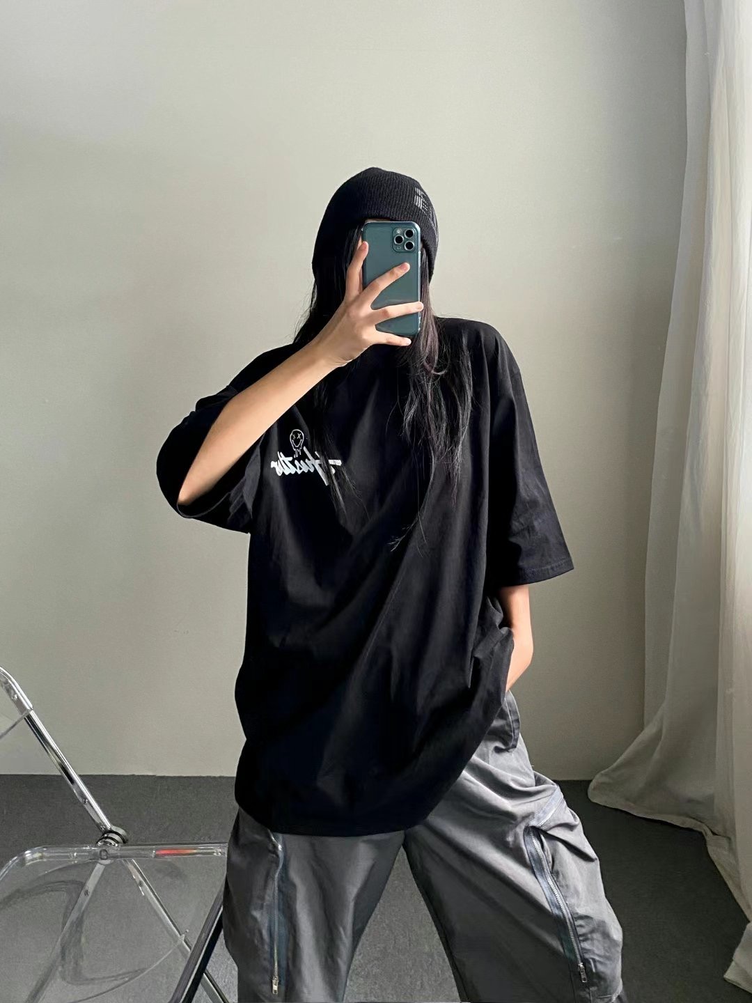 COVER FIT韓國直郵東大門實拍女裝新品休閑真品推薦24秋冬T恤COVER FITT恤圖色1