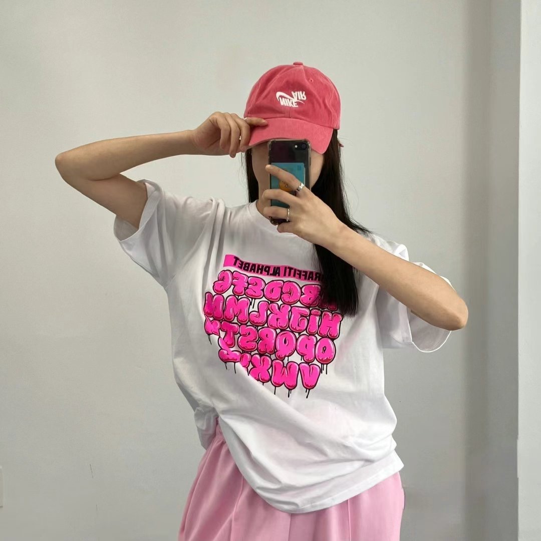 COVER FIT直郵韓國代購女裝新品時尚24秋冬人氣推薦休閑T恤COVER FITT恤圖色1