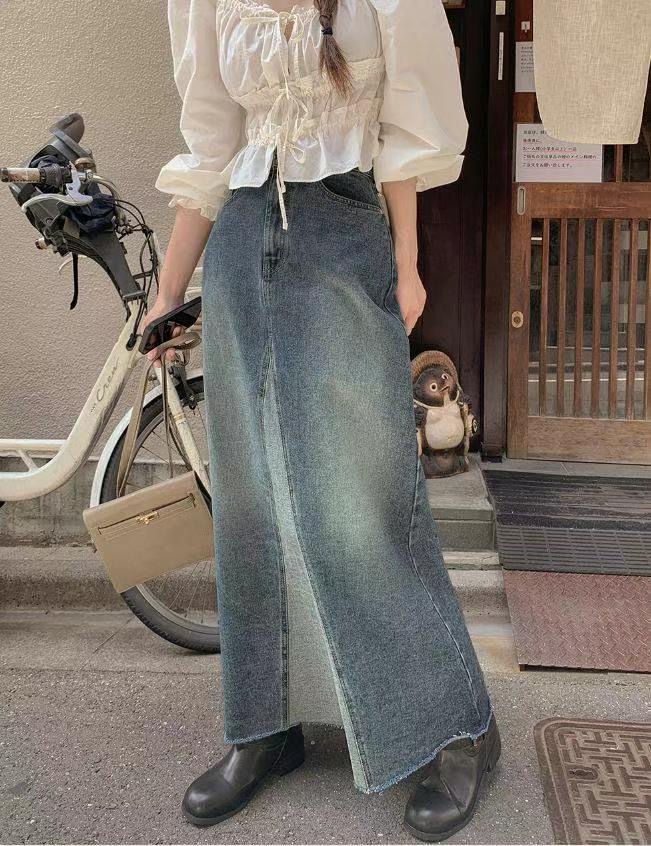 like core/COREBLUE韓國直郵東大門代購女裝新款人氣長裙like core/COREBLUE長裙