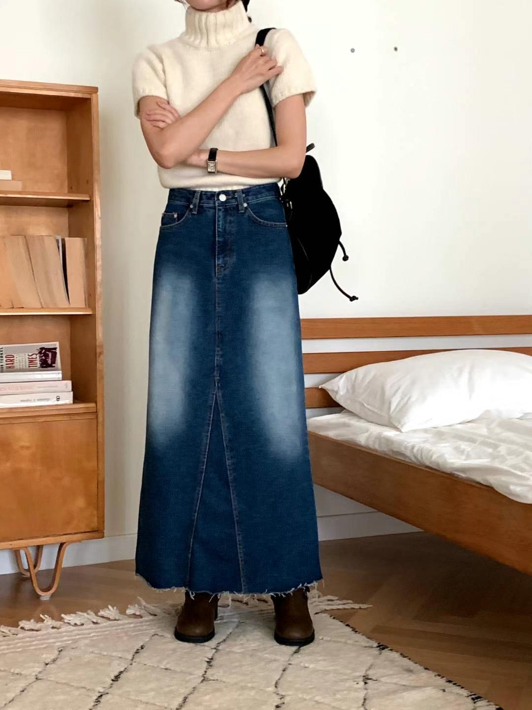 like core/COREBLUE韓國直郵女裝新品時尚人氣休閑推薦長裙like core/COREBLUE長裙