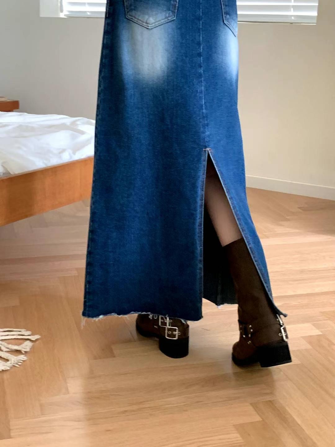 like core/COREBLUE韓國直郵女裝新品時尚人氣休閑推薦長裙like core/COREBLUE長裙