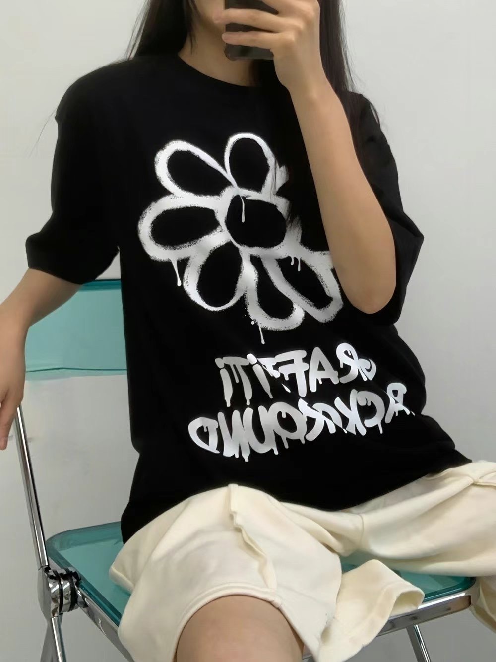 COVER FIT直郵韓國代購女裝新款24秋冬熱賣時尚推薦職業T恤COVER FITT恤圖色2