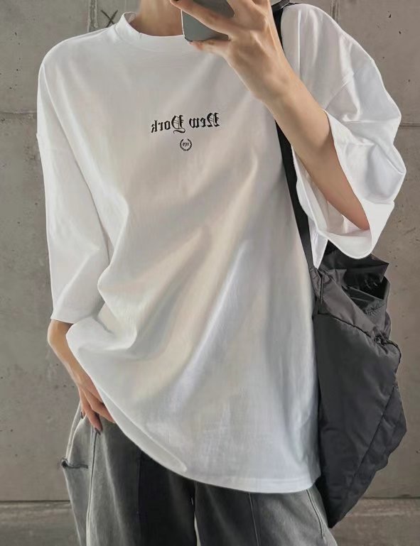 COVER FIT韓國直郵東大門代購女裝新款休閑推薦職業24秋冬T恤COVER FITT恤圖色2