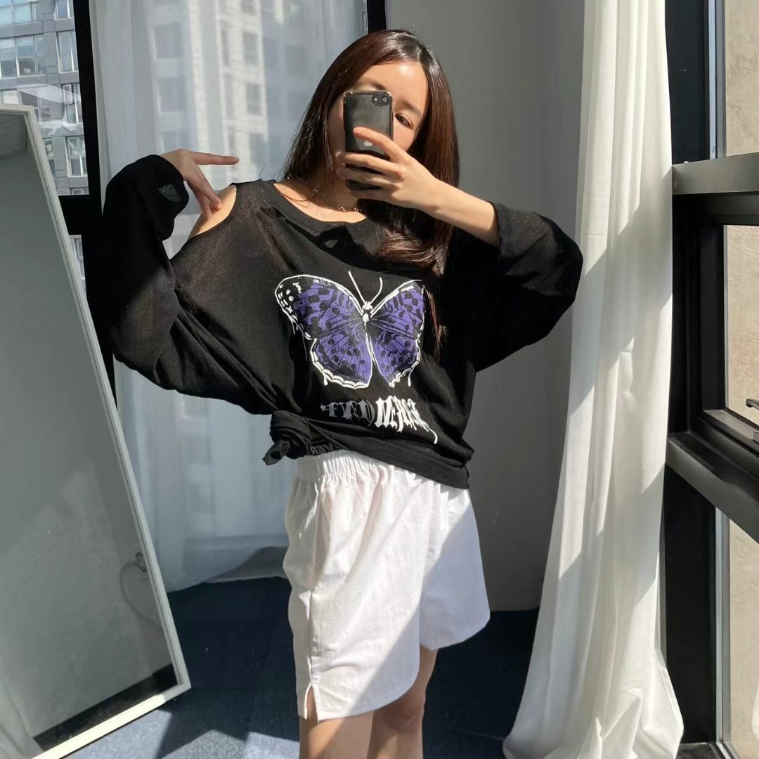 COVER FIT韓國直郵女裝新款職業時尚真品24秋冬推薦長袖T恤COVER FIT長袖T恤