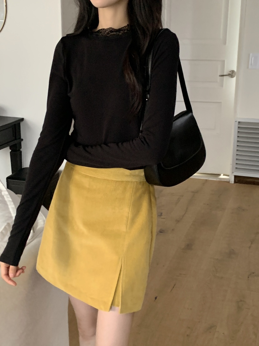 BOUND.A韓國直郵東大門代購女裝新款真品24秋冬休閑裙褲BOUND.A裙褲