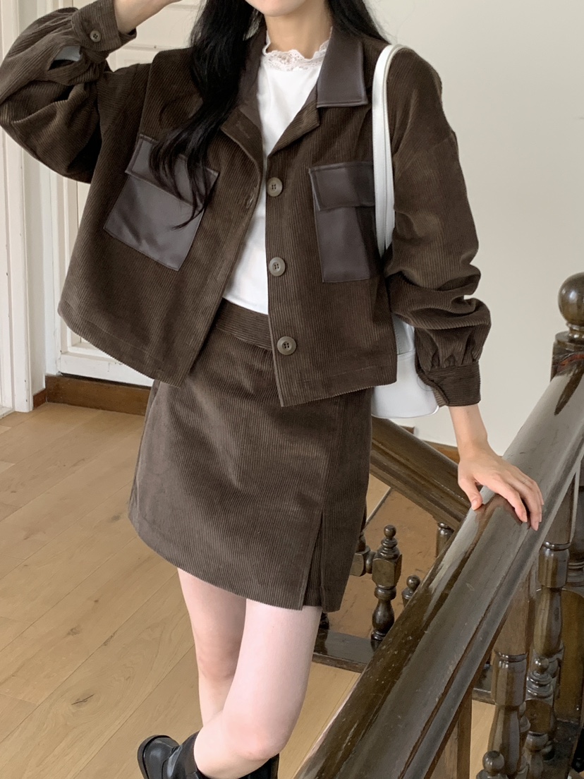 BOUND.A韓國直郵東大門代購女裝新款真品24秋冬休閑裙褲BOUND.A裙褲