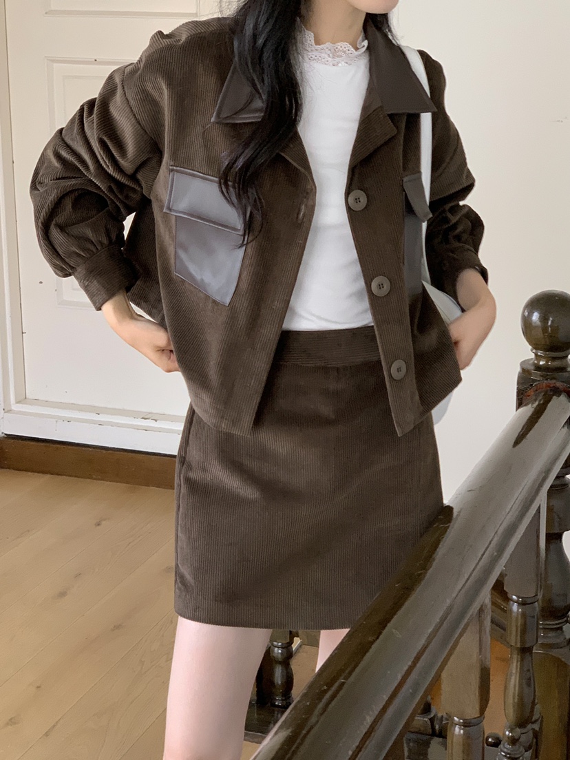 BOUND.A韓國直郵東大門代購女裝新款真品24秋冬休閑裙褲BOUND.A裙褲