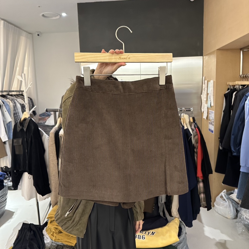 BOUND.A韓國直郵東大門代購女裝新款真品24秋冬休閑裙褲BOUND.A裙褲圖色2