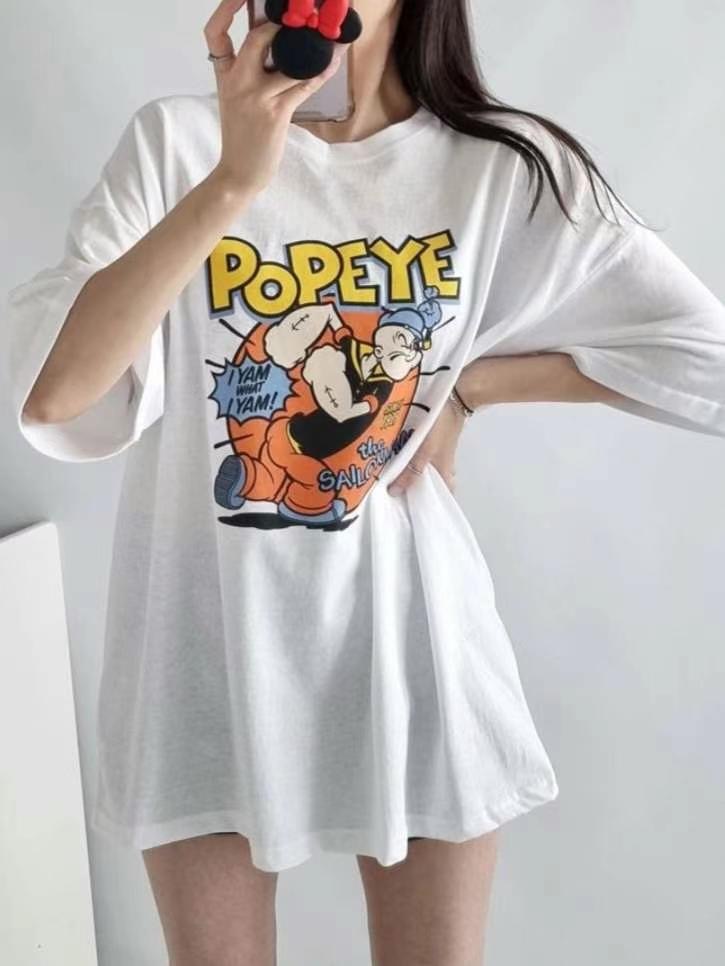 SNS韓國直郵東大門代購女裝新款時尚人氣熱賣推薦職業真品T恤SNST恤圖色1