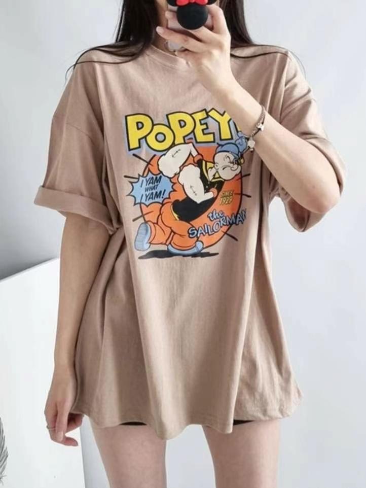 SNS韓國直郵東大門代購女裝新款時尚人氣熱賣推薦職業真品T恤SNST恤圖色2