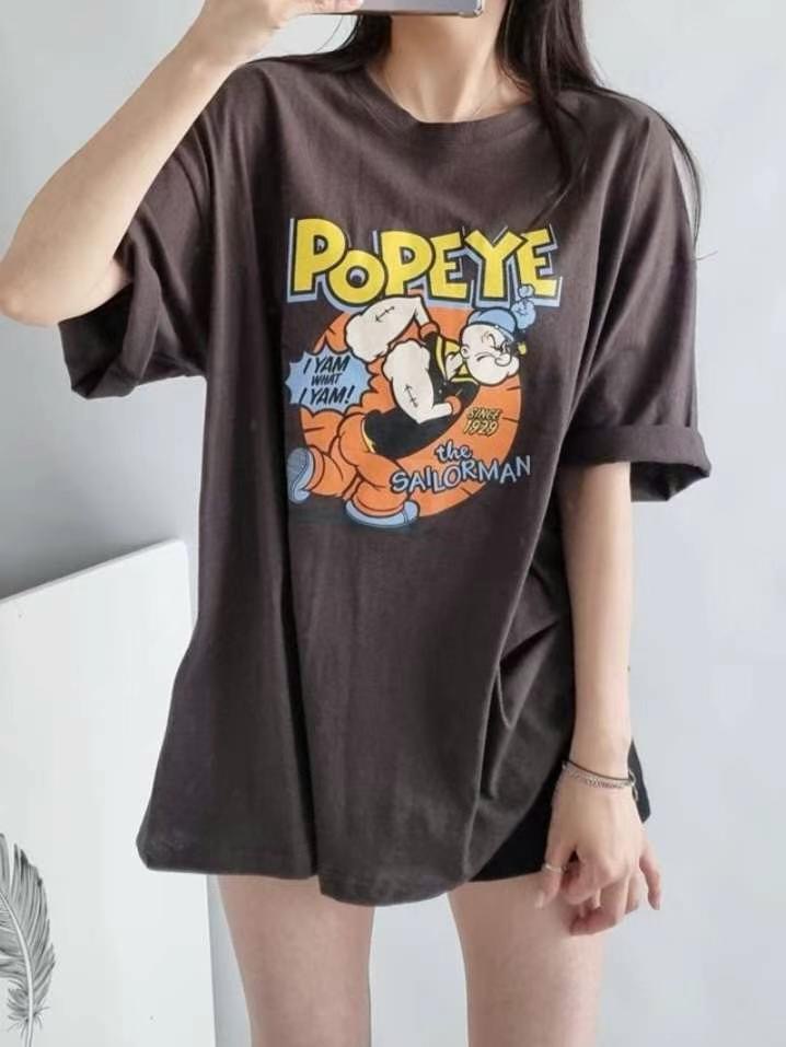 SNS韓國直郵東大門代購女裝新款時尚人氣熱賣推薦職業真品T恤SNST恤圖色3