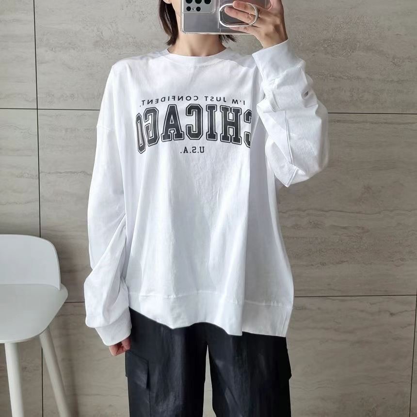 SNS直郵韓國代購女裝新品推薦職業24秋冬休閑人氣真品衛衣SNS衛衣