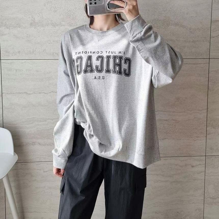 SNS直郵韓國代購女裝新品推薦職業24秋冬休閑人氣真品衛衣SNS衛衣圖色2