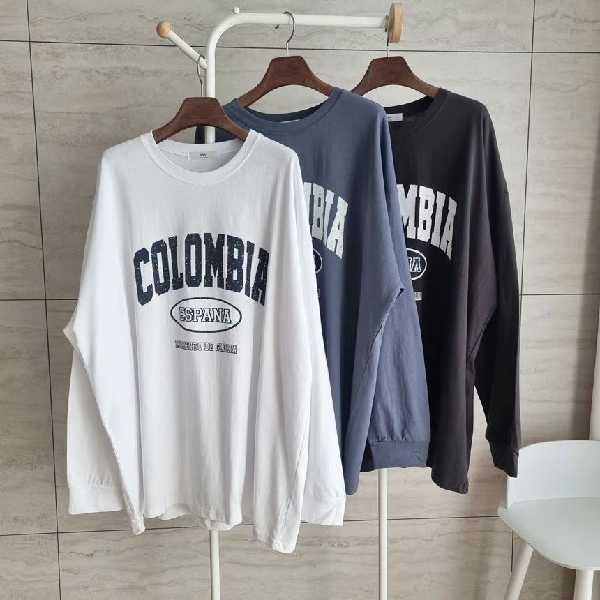 SNS韓國直郵東大門代購女裝新品人氣24秋冬熱賣時尚長袖T恤SNS長袖T恤