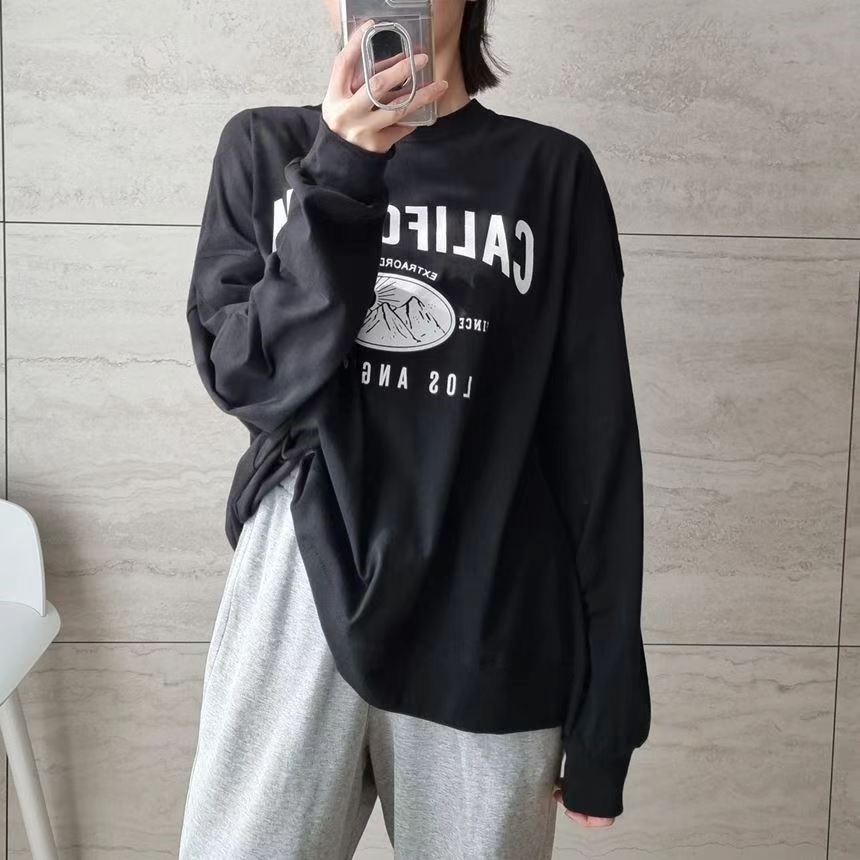 SNS韓國直郵東大門實拍女裝新款熱賣24秋冬人氣時尚推薦衛衣SNS衛衣