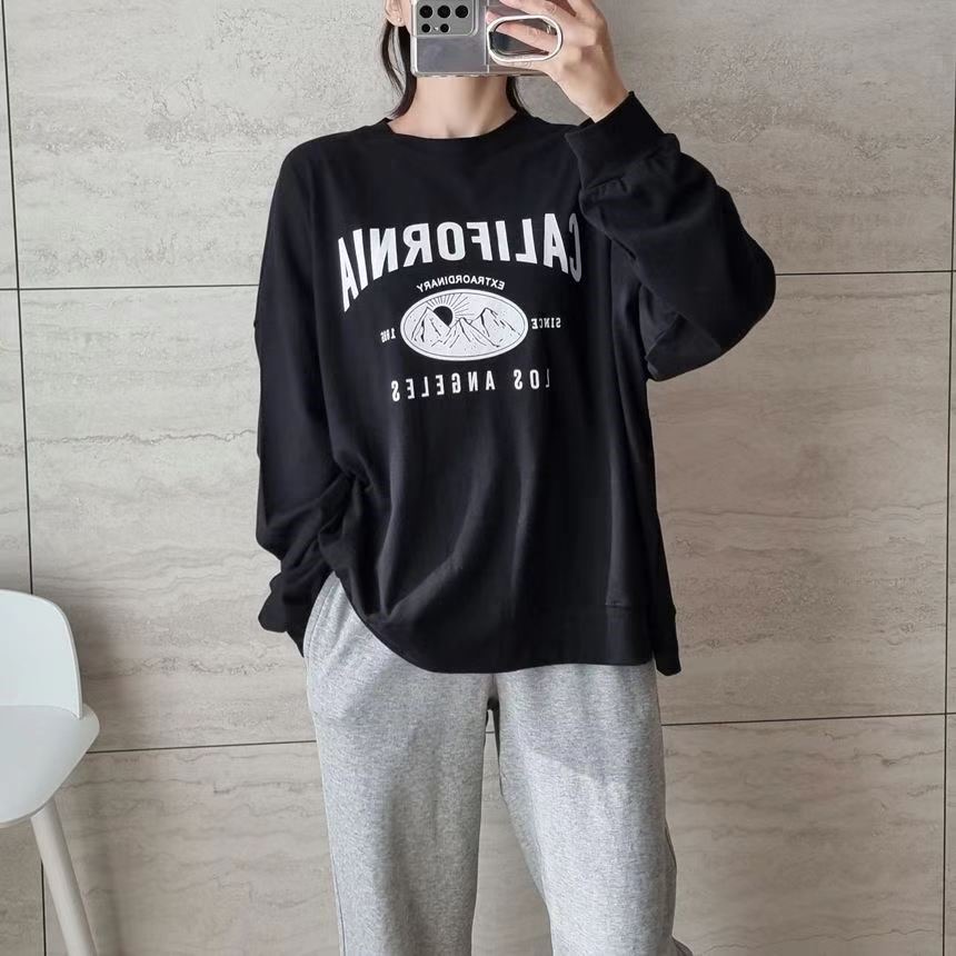 SNS韓國直郵東大門實拍女裝新款熱賣24秋冬人氣時尚推薦衛衣SNS衛衣圖色2