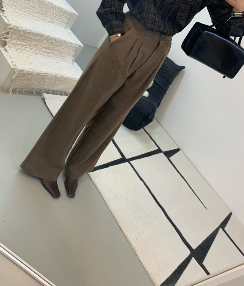 BOUND.A韓國直郵東大門實拍女裝新款人氣職業休閑時尚休閑褲BOUND.A休閑褲