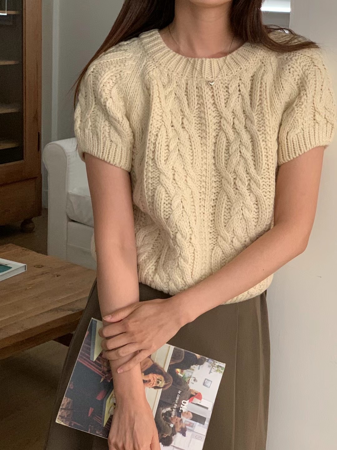 WEATHER韓國直郵東大門實拍女裝新品人氣休閑24秋冬針織衫JOURNAL-2件起針織衫圖色2