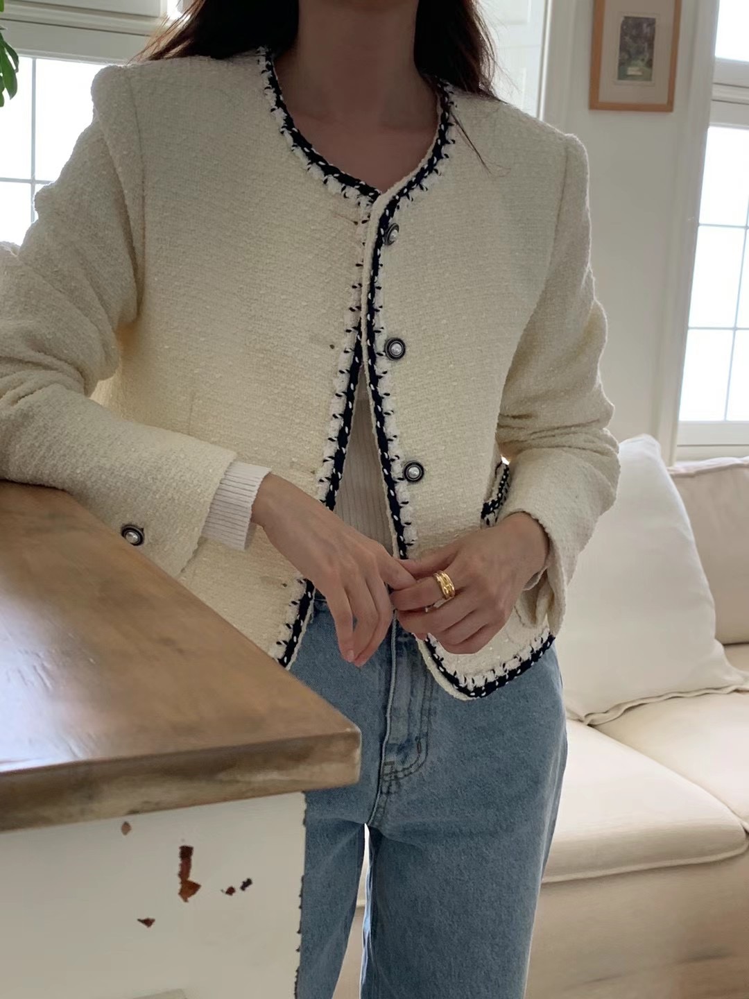 WEATHER韓國直郵東大門代購女裝新品時尚真品24秋冬推薦夾克JOURNAL-2件起夾克