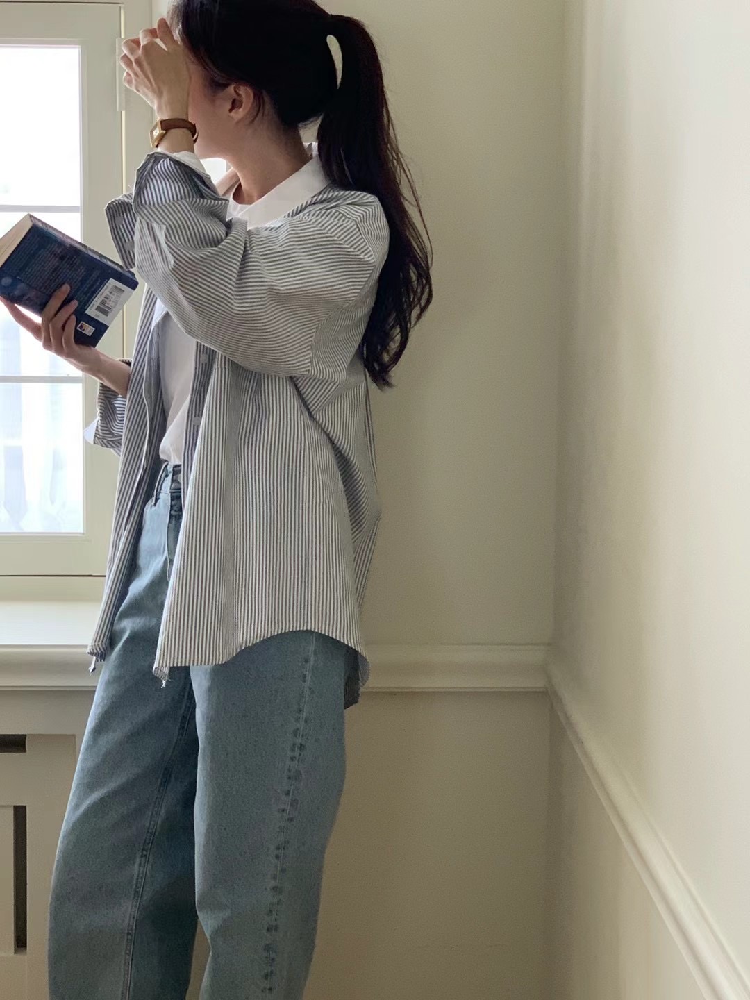 WEATHER韓國直郵東大門實拍女裝新品人氣24秋冬襯衫蕾絲衫JOURNAL-2件起襯衫/蕾絲衫