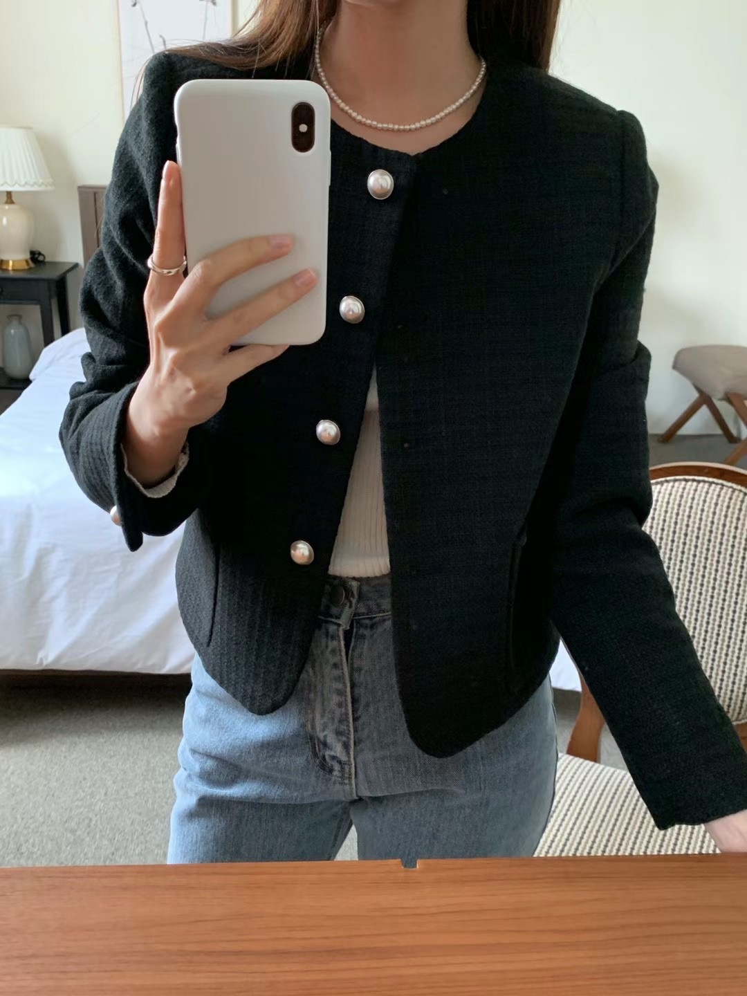 WEATHER直郵韓國代購女裝新款24秋冬時尚真品休閑推薦夾克JOURNAL-2件起夾克