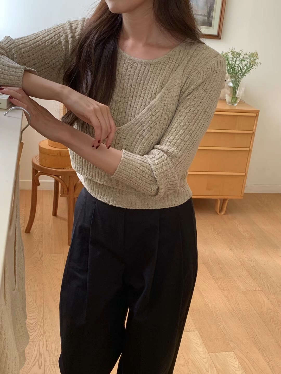 WEATHER直郵韓國代購女裝新款人氣職業時尚推薦熱賣套裝雙層JOURNAL-2件起套裝