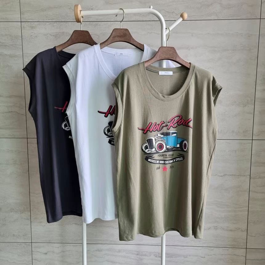 SNS韓國直郵女裝新款時尚職業熱賣24秋冬推薦休閑人氣T恤SNST恤圖色2左二色