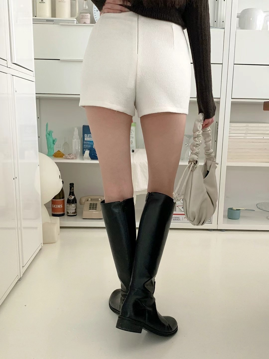 acacia韓國直郵女裝新品休閑時尚人氣真品職業24秋冬短褲acacia-2件起訂短褲