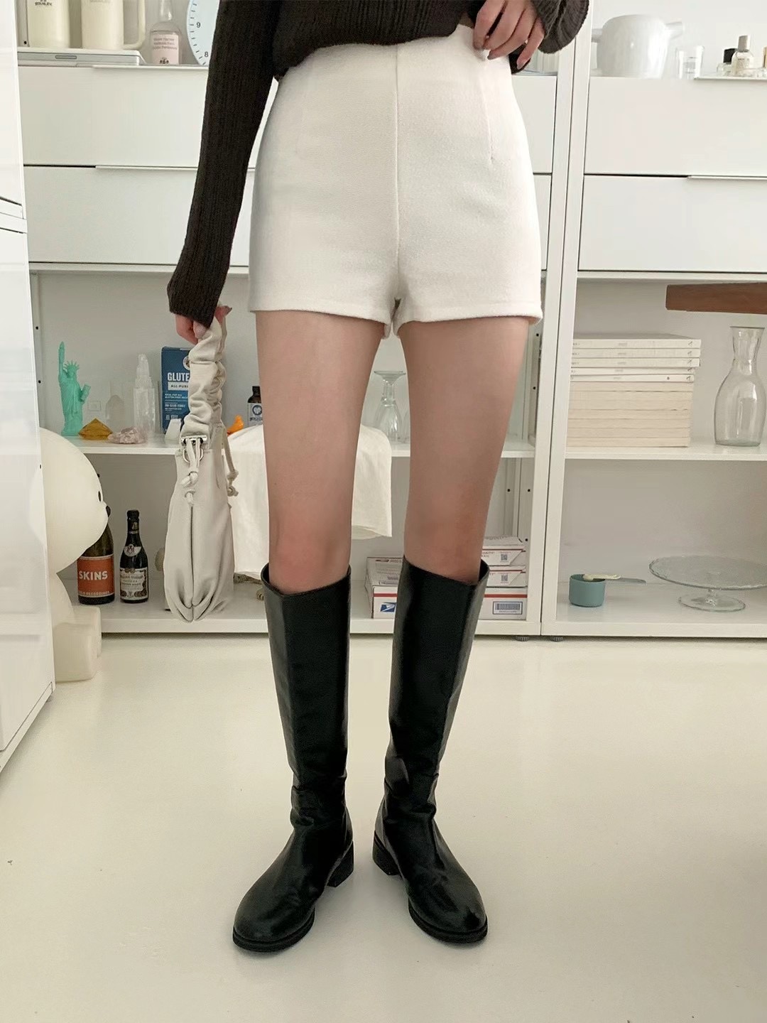 acacia韓國直郵女裝新品休閑時尚人氣真品職業24秋冬短褲acacia-2件起訂短褲圖色1