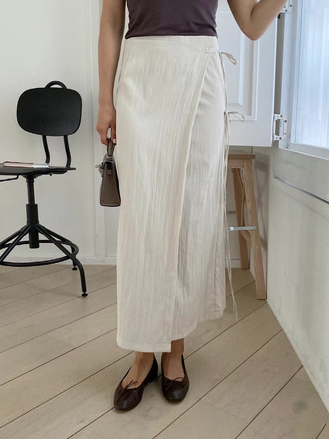 acacia韓國直郵女裝新品人氣時尚24秋冬真品熱賣休閑長裙acacia-2件起訂長裙圖色2