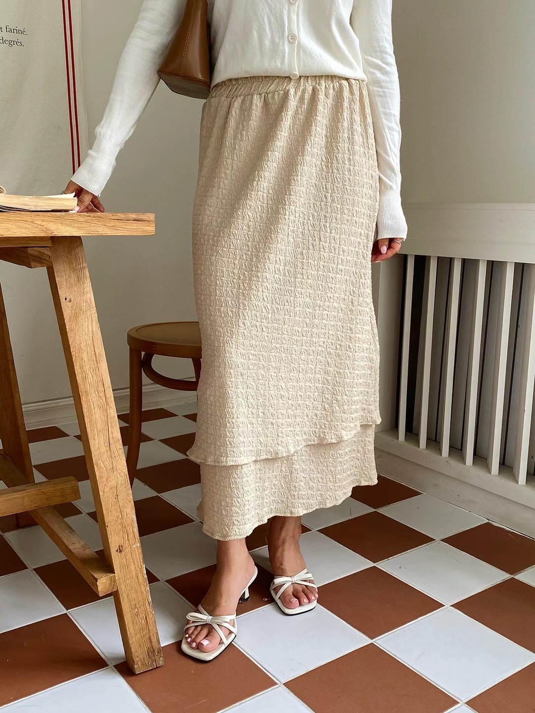 acacia韓國直郵東大門實拍女裝新品休閑職業時尚熱賣人氣長裙acacia-2件起訂長裙