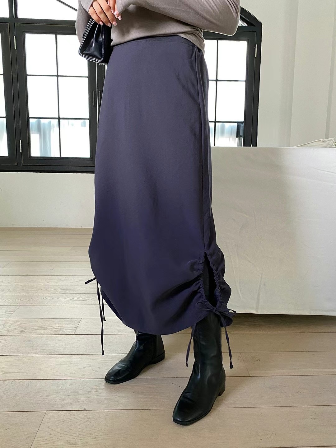 acacia韓國直郵東大門實拍女裝新款休閑推薦熱賣24秋冬長裙acacia-2件起訂長裙