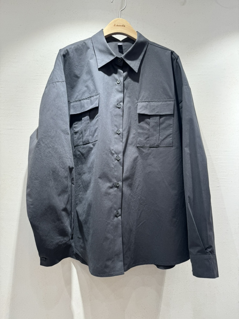 J.needs韓國直郵東大門代購女裝新品真品時尚襯衫蕾絲衫口袋J.needs襯衫/蕾絲衫圖色2