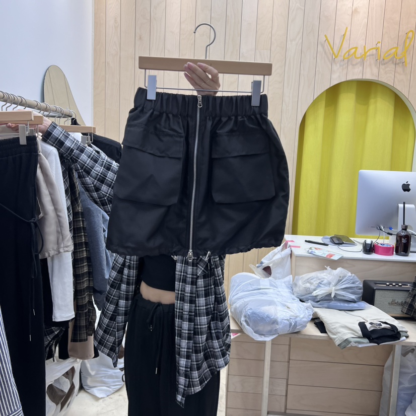 VARIAL韓國直郵女裝新品職業休閑推薦人氣熱賣24秋冬短裙VARIAL短裙圖色2