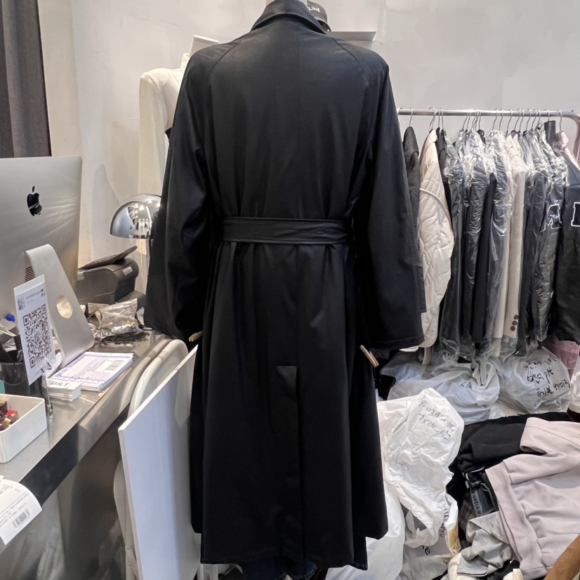 ULTRAORANGE韓國直郵女裝新款時尚休閑24秋冬長款棉服含腰繩皮革GILT/ULTRAORANGE長款棉服