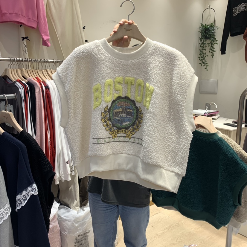 UNDERSTAR_VINTAGE韓國直郵女裝新款時尚推薦人氣吊帶背心羊毛UNDERSTAR_VINTAGE吊帶/背心圖色2
